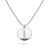Initials Fabulous Alphabet Letter Necklace White Gold Layered Steel Jewellery